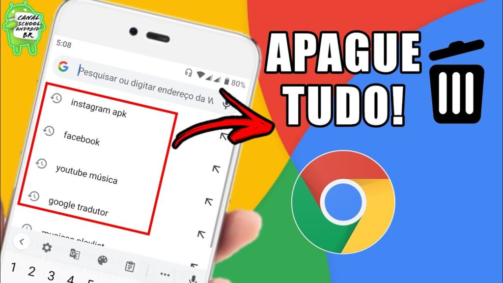Como excluir sugestoes de pesquisa do google no celular 1