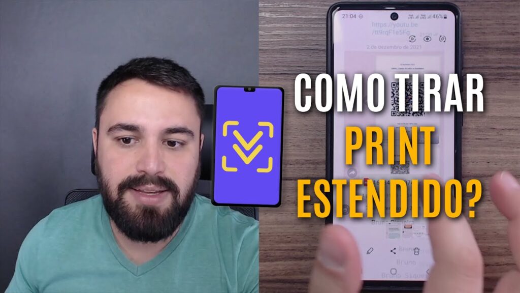 Como tirar print estendido da tela inteira no celular android 1