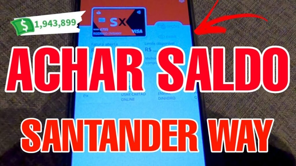 Como consultar saldo da conta no santander 1
