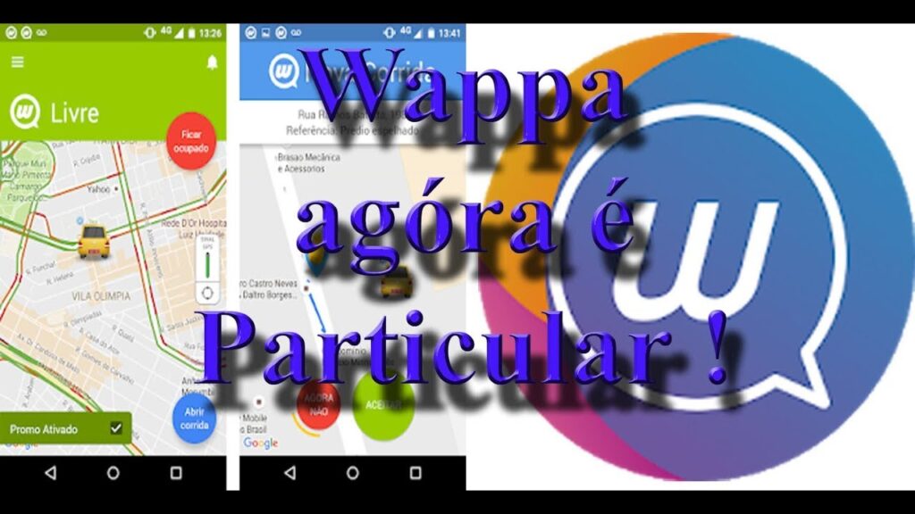 Como usar o wappa app de transporte para pedir corridas com taxistas 1