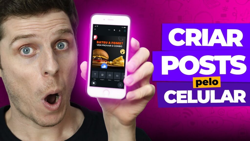 Como fazer banner pelo celular com o crello 1