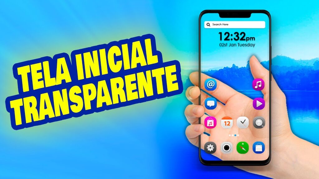 Como deixar a tela do celular android transparente com o live wallpaper 1