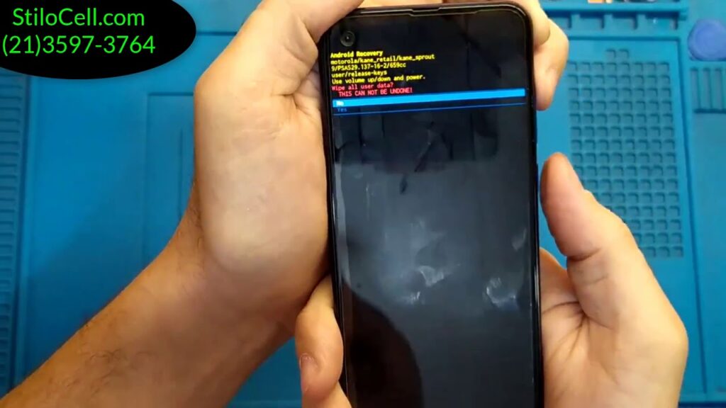Como restaurar motorola one vision para padrao de fabrica 1