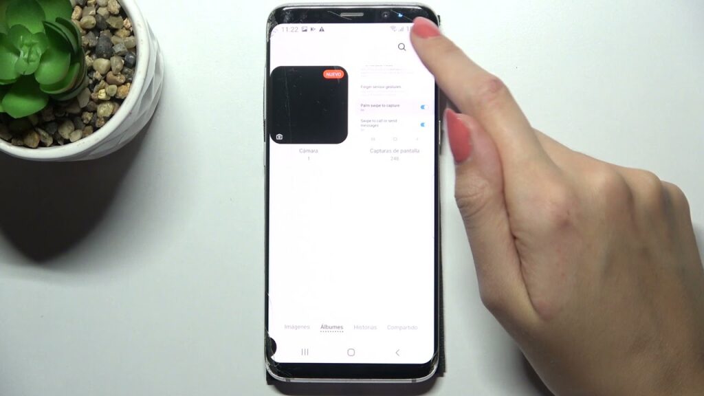 Como ocultar albuns de fotos no galaxy s8 1