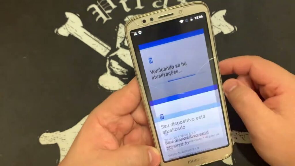 Como atualizar o android do moto e5 plus 1