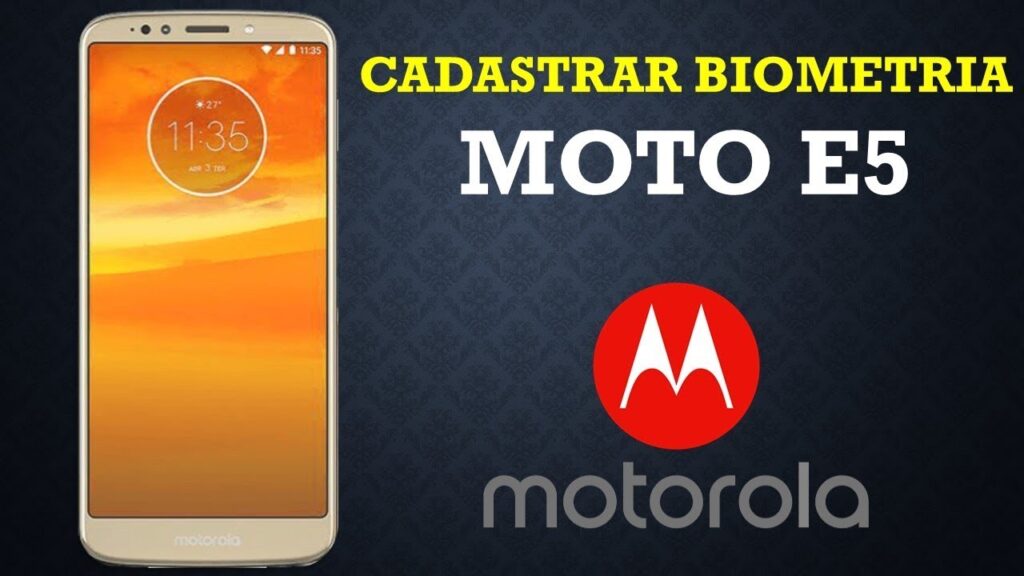 Como cadastrar impressao digital no moto e5 plus 1