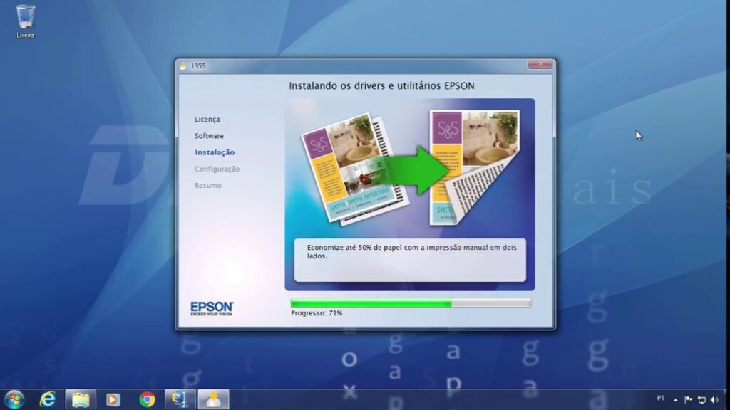 Como baixar e instalar o driver da impressora epson l380 1