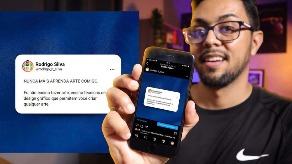 Como criar posts com fotos e frases para instagram com o desygner 1
