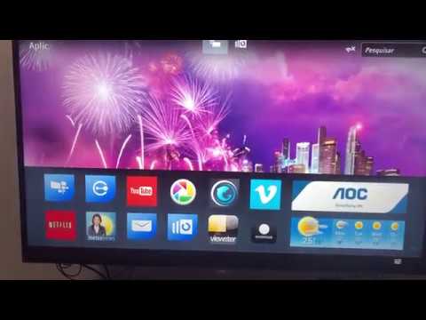 Como atualizar uma smart tv da aoc pela internet wi fi 1