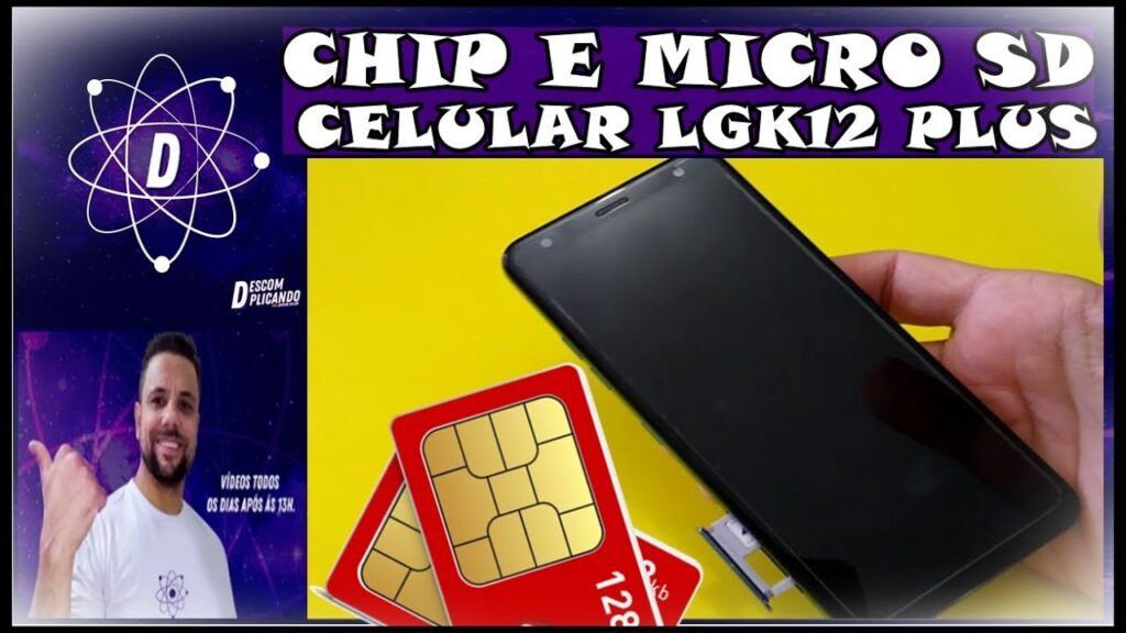 Como colocar chip no lg k12 plus 1