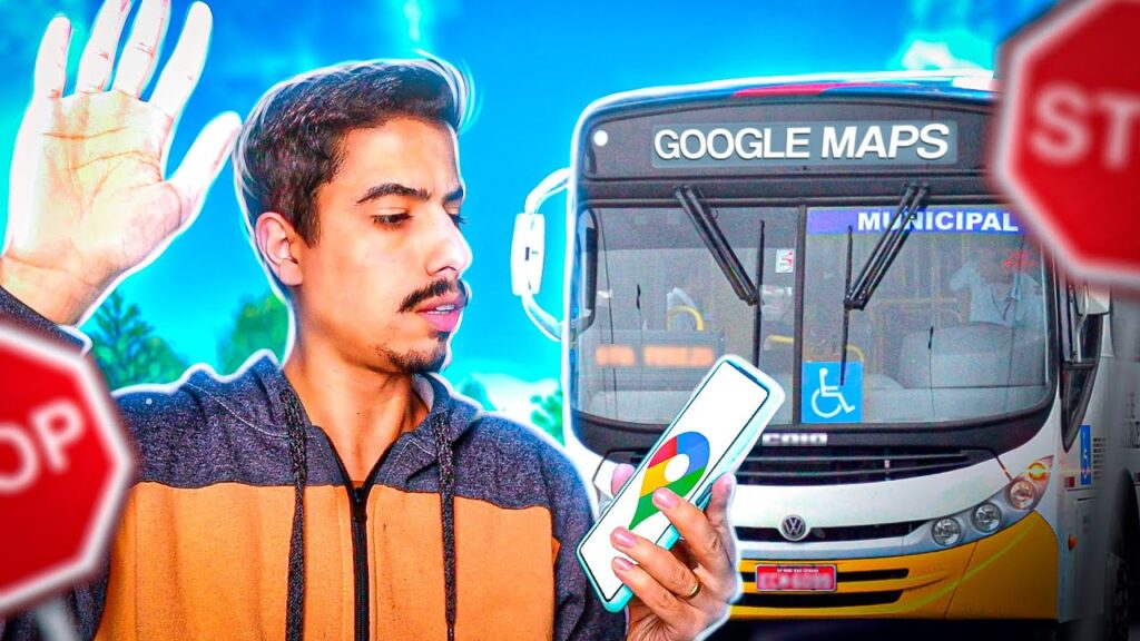 Como pesquisar pontos linhas e horarios de onibus no google maps 1