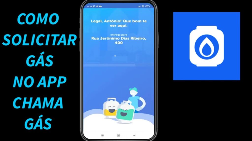 Como comprar botijao de gas com preco mais em conta usando o app chama 1