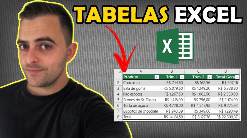 Como fazer uma tabela no excel 1