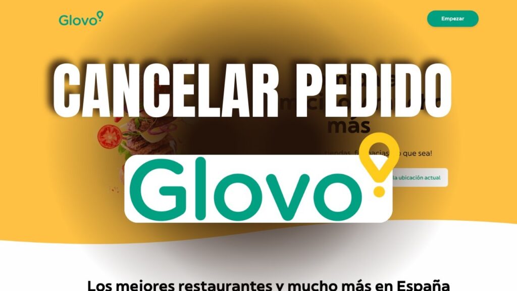 Como cancelar um pedido no glovo 1