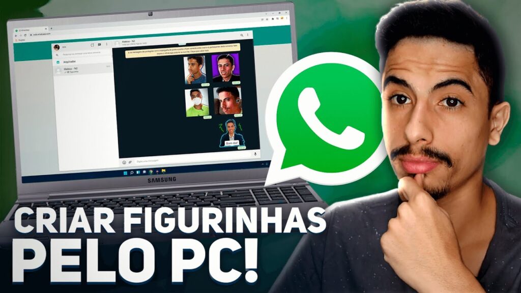 Como mandar figurinhas no whatsapp web 1