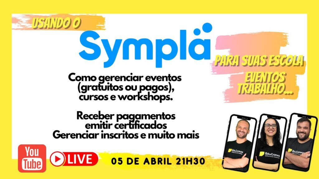 Como usar o sympla app que exibe os melhores eventos perto de voce 1