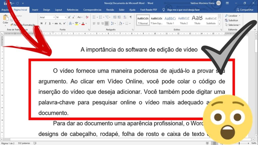 Como colocar paragrafo no word 1