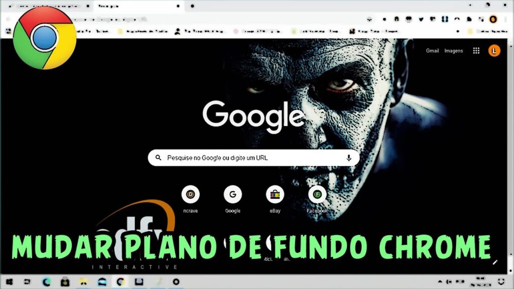 Como colocar um papel de parede no google chrome 1