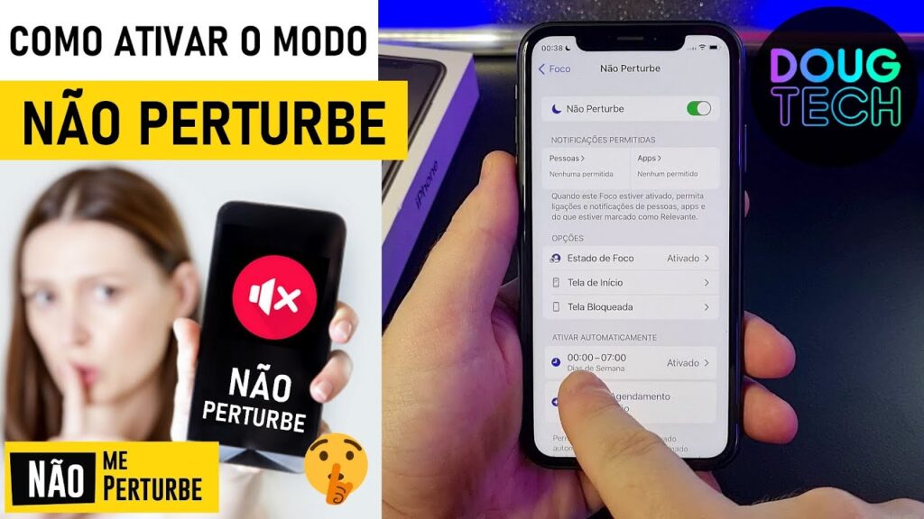 Como ativar o modo nao perturbe no iphone xr 1