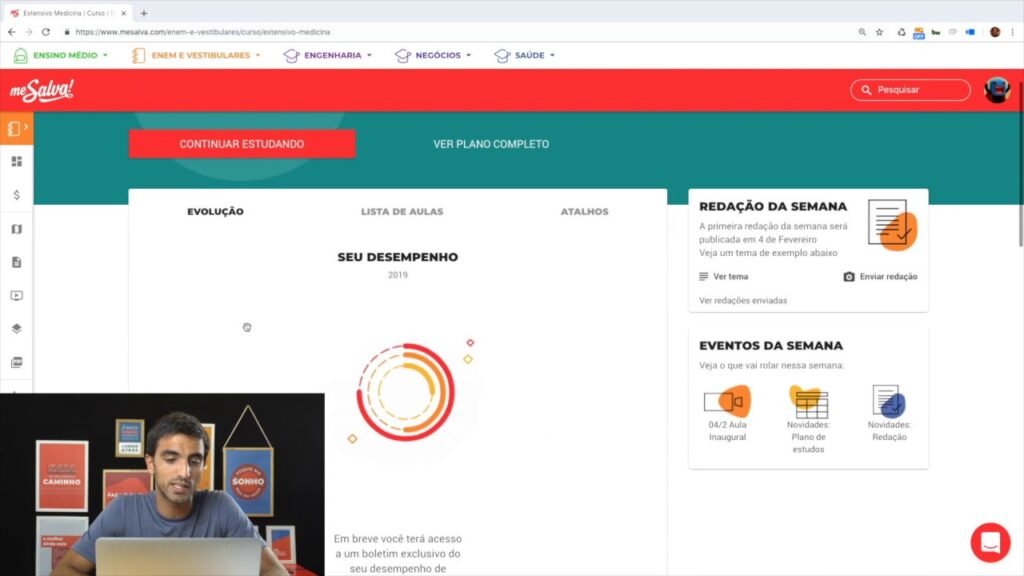 Como estudar para o enem 2019 com o site me salva 1