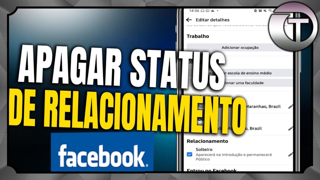 Como tirar relacionamento serio do facebook 1