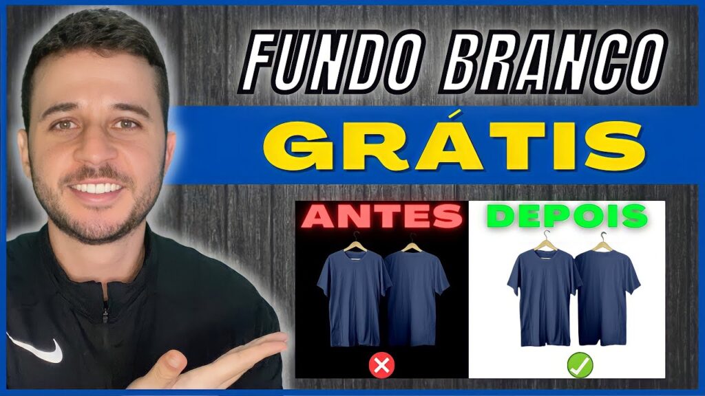 Como deixar o fundo da foto branco pelo celular com app gratis 1