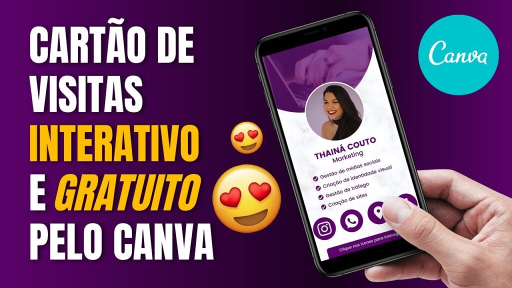 Como criar cartoes de visita gratis com o canva 1