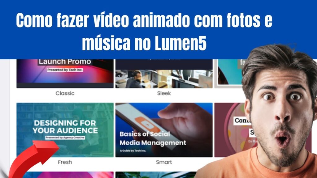 Como fazer video animado com fotos e musica no lumen5 1