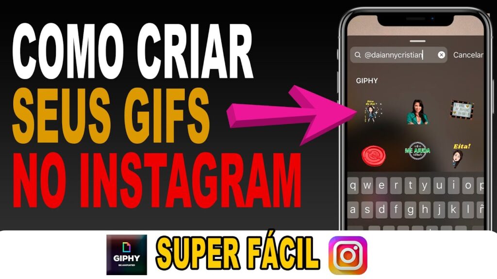 Como fazer gif ou figurinhas sticker no iphone com o app giphy 1