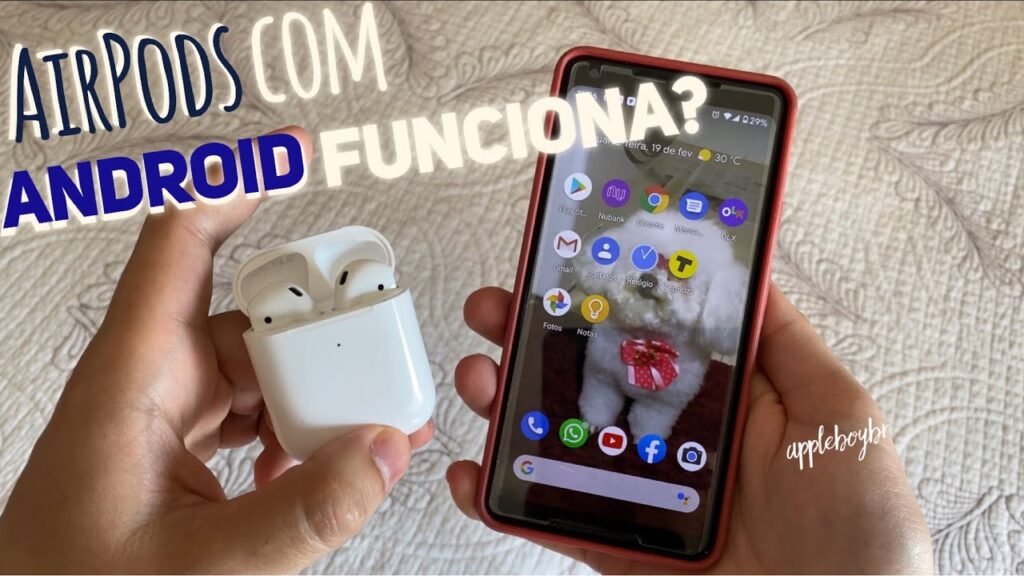 Como usar os fones airpods da apple no celular android 1