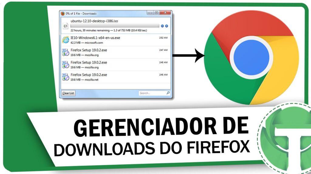 Como usar o gerenciador de download do firefox 1