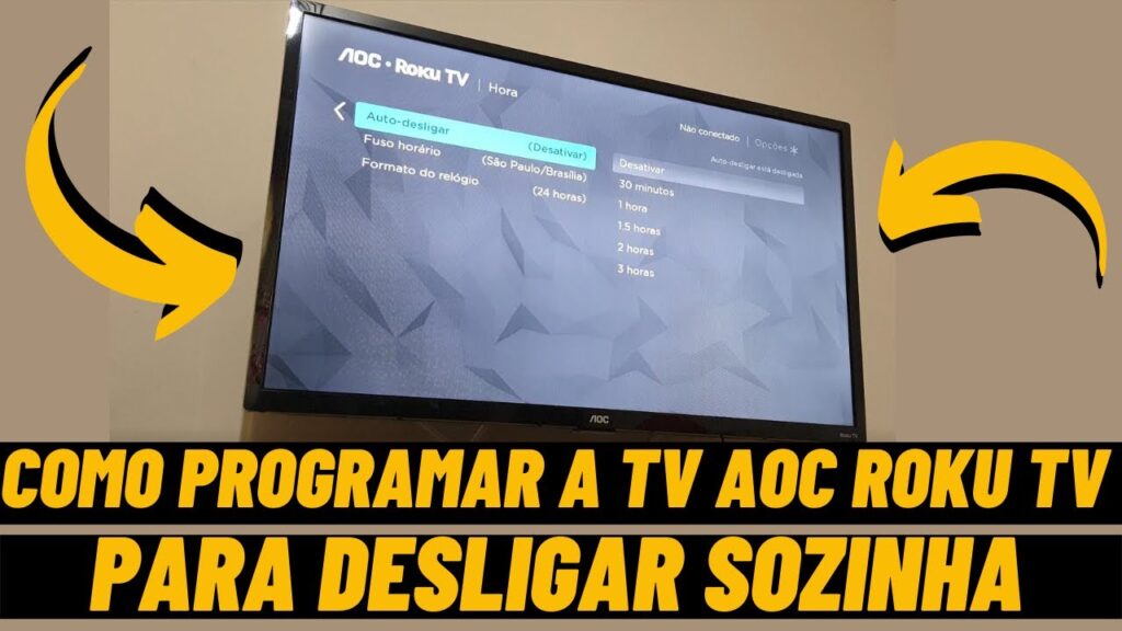 Como programar uma smart tv aoc para desligar sozinha na funcao timer 1