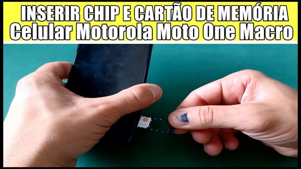 Como colocar chip no motorola one 1