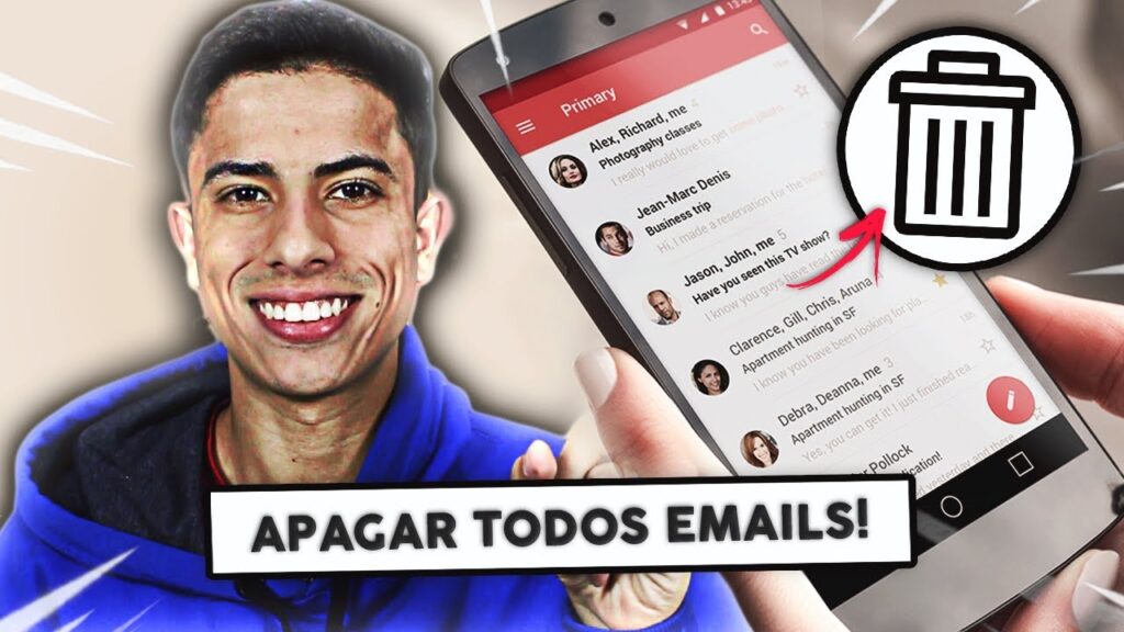 Como apagar todos os e mails do gmail pelo celular 1