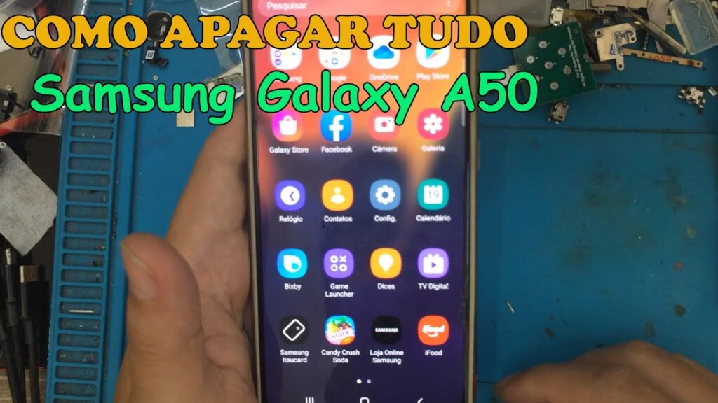 Como restaurar galaxy a50 para os padroes de fabrica 1