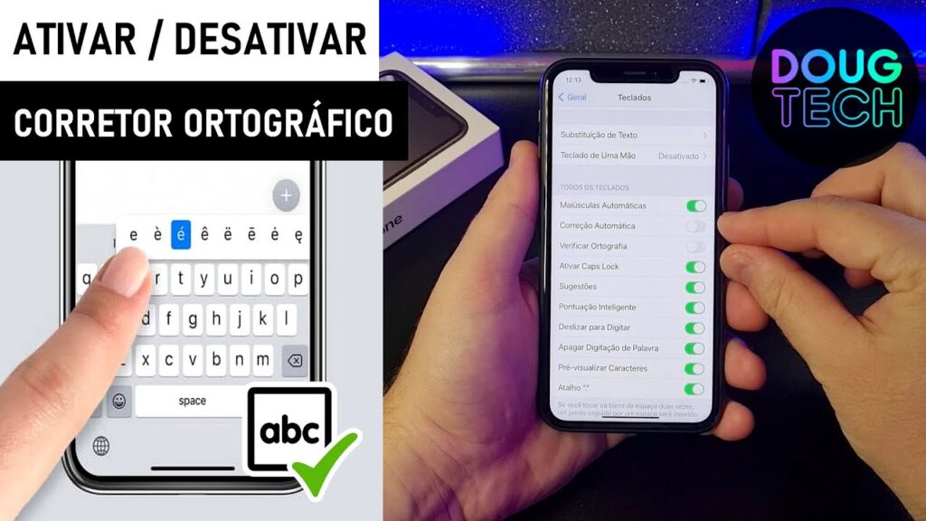 Como colocar corretor no whatsapp no android e iphone ios 1
