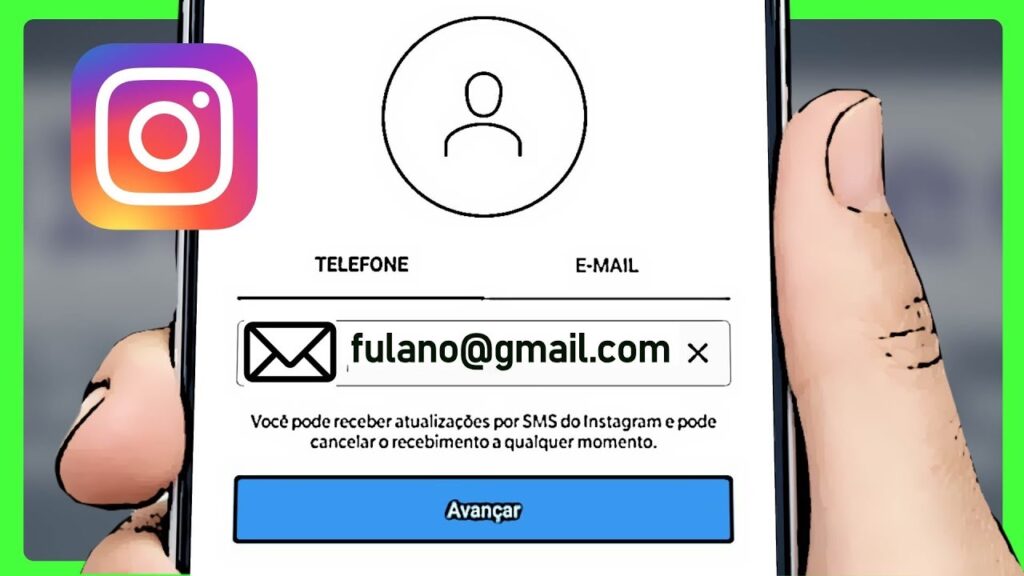 Como descobrir o e mail do seu instagram 1