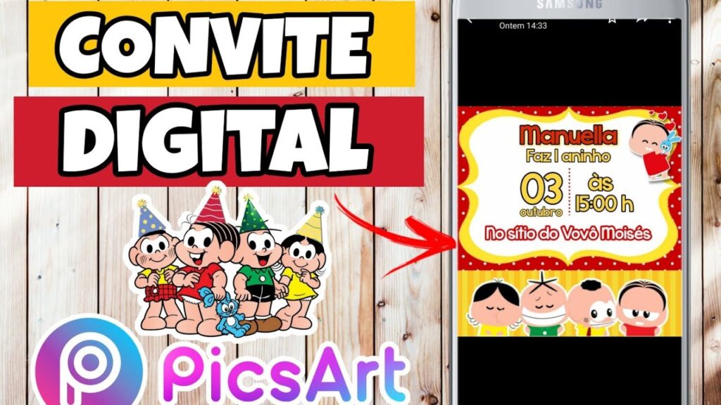 Como fazer convite de aniversario e de festa pelo iphone 1