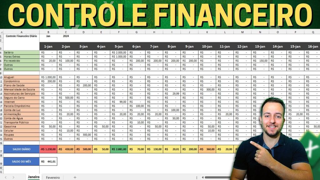 Como baixar uma planilha financeira pronta no excel 1