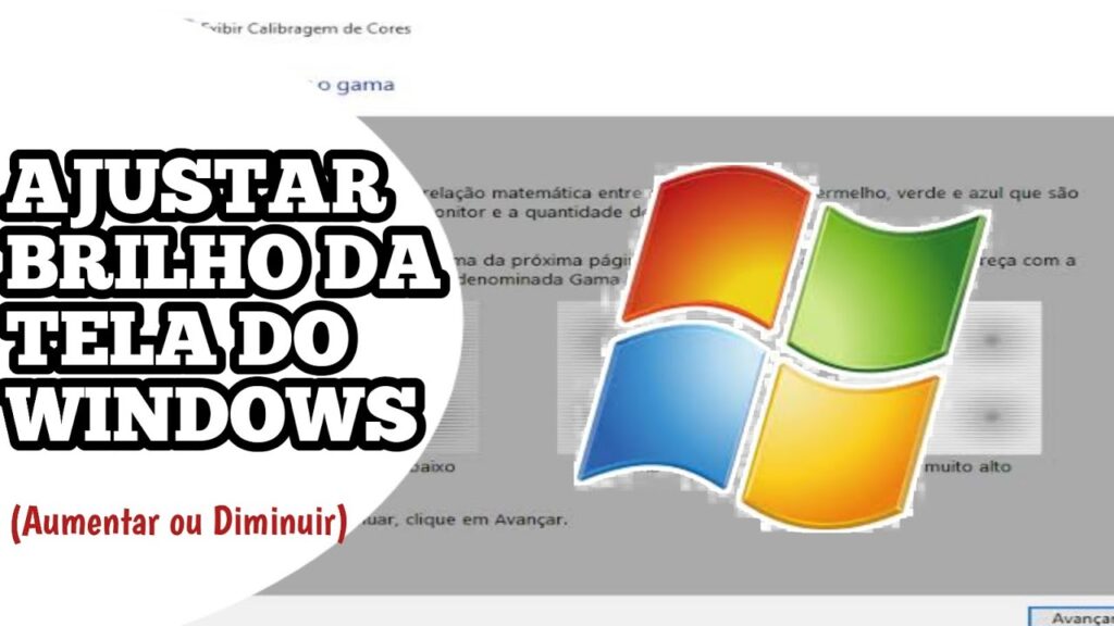 Como diminuir o brilho da tela de pc com windows 7 1