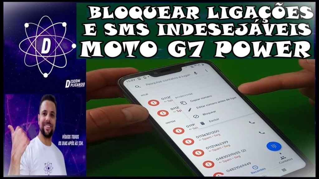 Como bloquear e desbloquear chamadas no moto g7 1