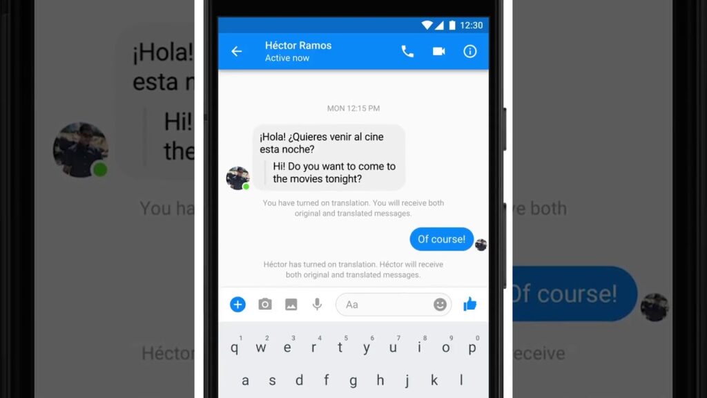 Como usar o google tradutor no facebook messenger 1