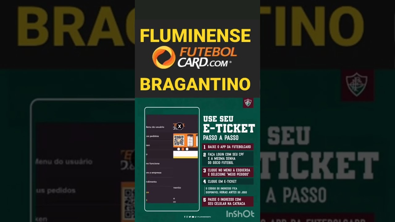 Como comprar ingresso no futebolcard com o celular
