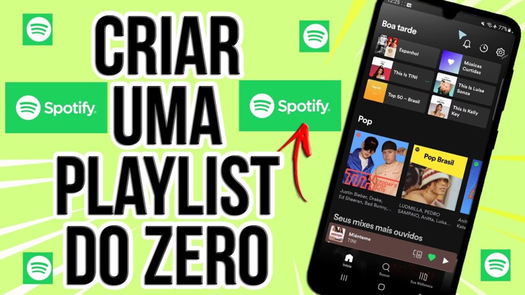 Como criar playlist no spotify a partir de uma musica 1