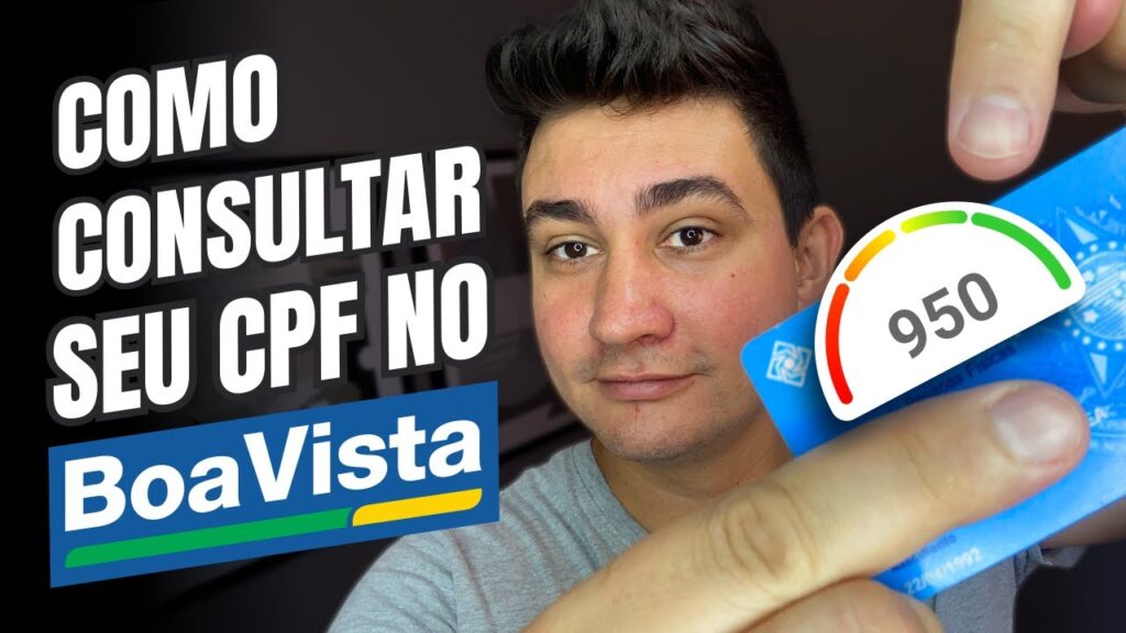 Como consultar o cpf gratis com o boa vista consumidor positivo 1