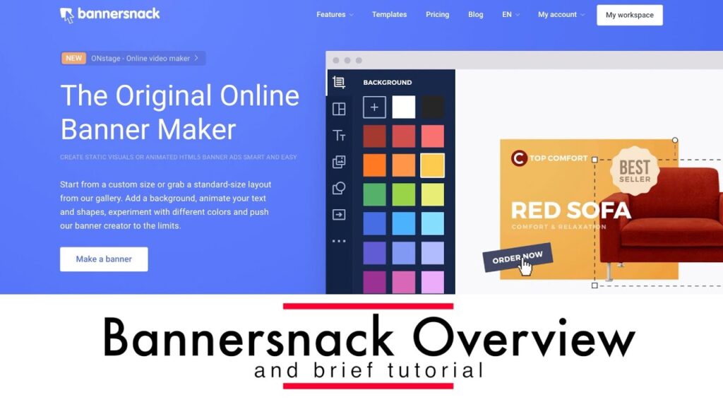 Como criar posts para redes sociais com o site bannersnack 1