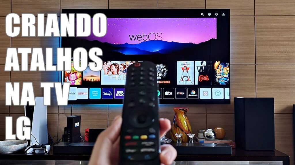 Como criar atalhos para sites em uma smart tv lg 1