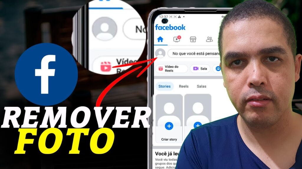 Como tirar a foto do perfil do facebook 1