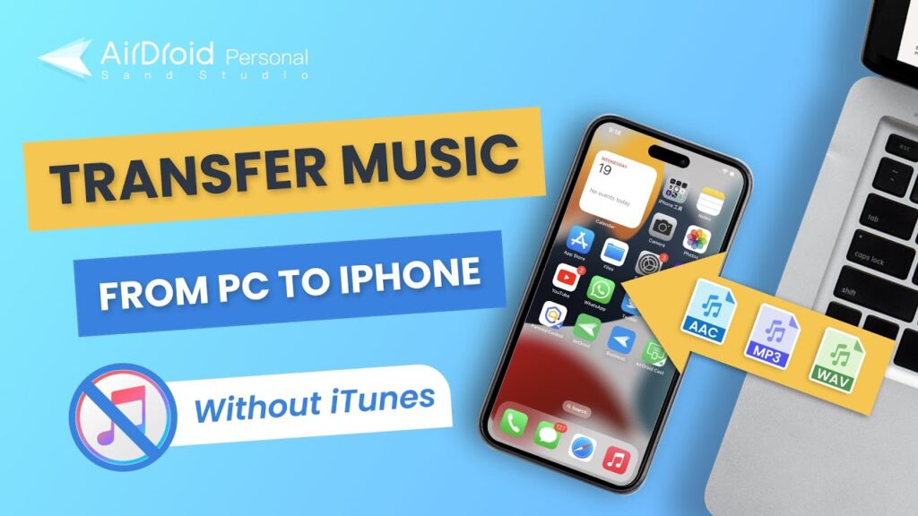 Como transferir musicas e videos para o iphone com o airdroid 1