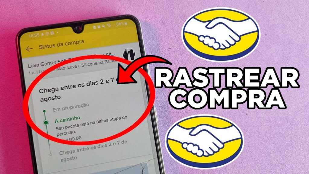 Como rastrear compra no mercado livre pelo celular 1